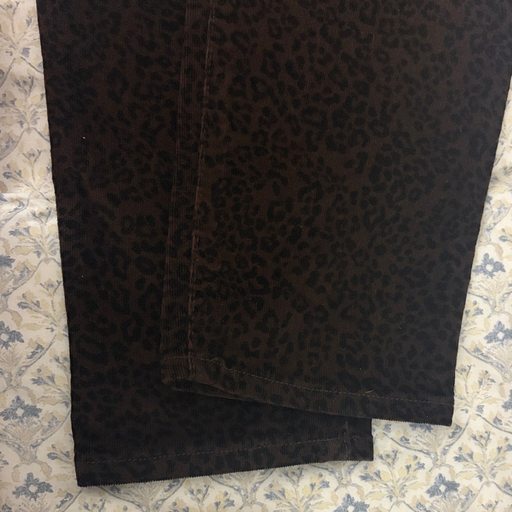 Seven7 Black Printed Corduroy Pants - Picture 11 of 11